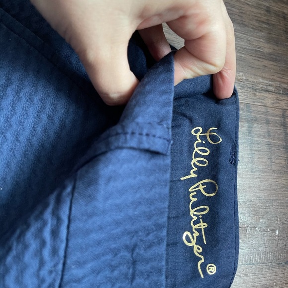 Lilly Pulitzer true navy Jayne shorts - Picture 4 of 7